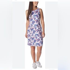 Columbia Chill River Lightweight Omni
Freeze Blue/Red Pattern Dress Med. NWTs